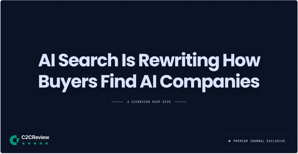 AI Search Is Rewriting How Buyers Find AI Companies